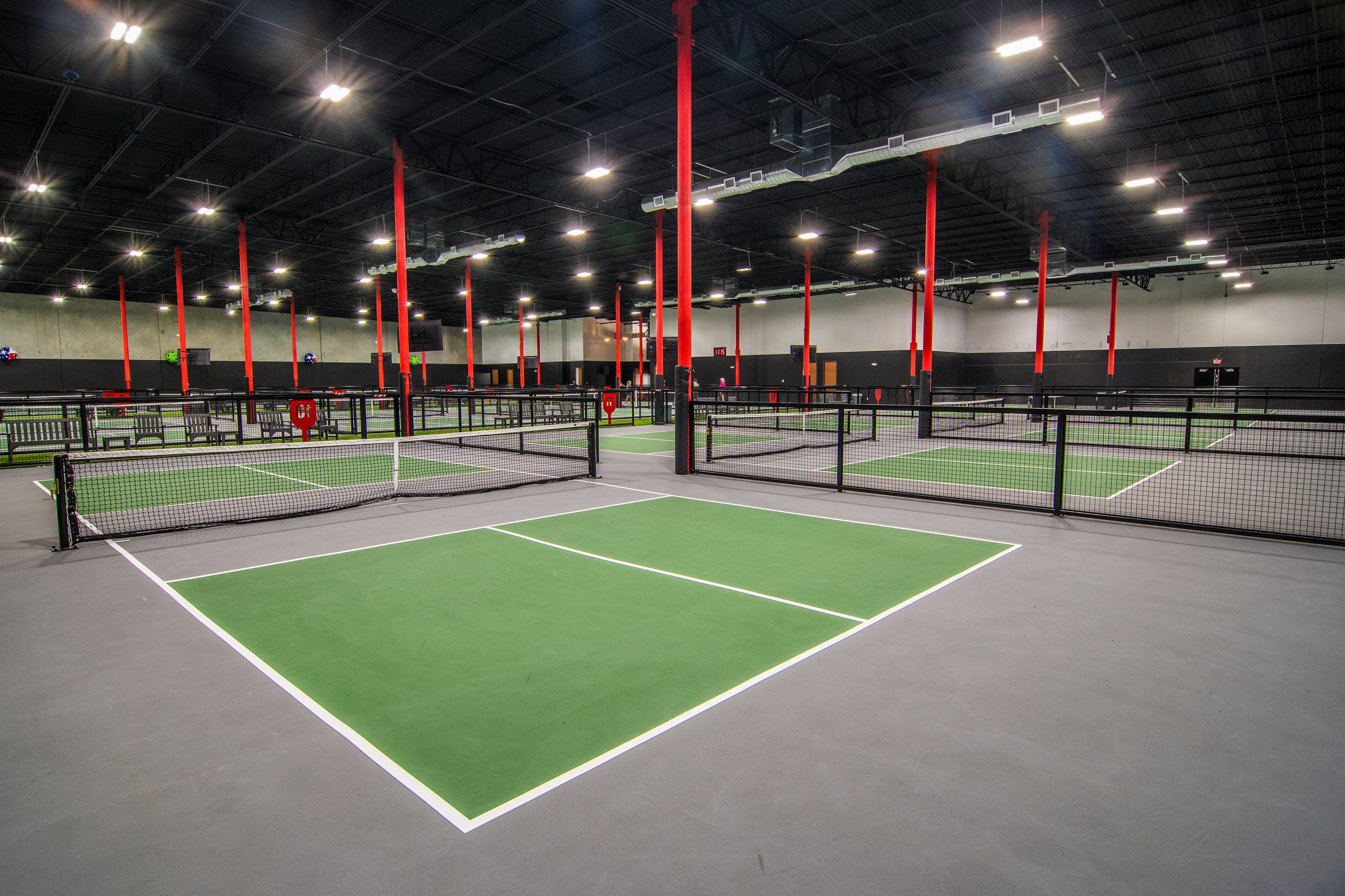 Elite Pickleball Club Houston indoor courts